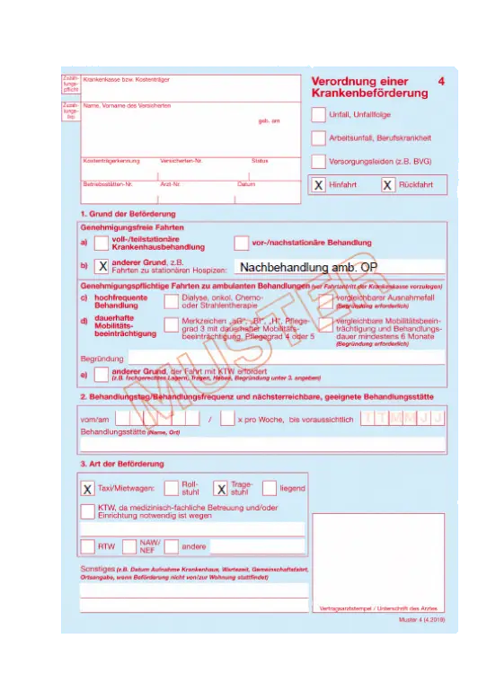 Krankenfahrt Wolfsburg